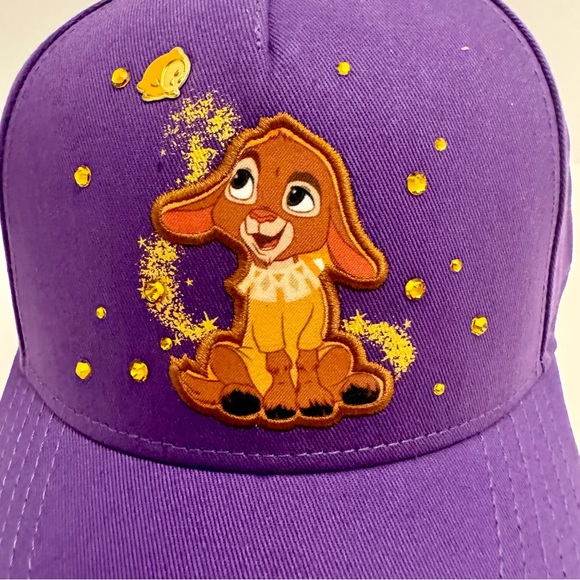 NWT. Disney Wish castmember baseball hat. Purple cap features goat & star - Picture 2 of 12